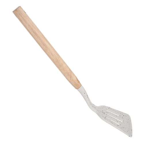 Лопатка кулинарная с прорезями с деревянной ручкой, 1/240