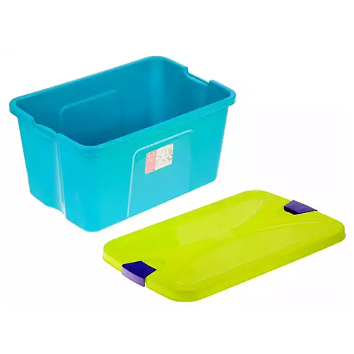 Ящик для игрушек IDEA СЕКРЕТ М 2597, бирюзовый