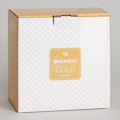 ЧАЙНЫЙ НАБОР BRONCO, GOLD, НА 2 ПЕР. 4 ПР. 200 МЛ