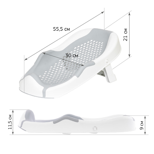 Горка для купания складная IDEA М 2556, смоки