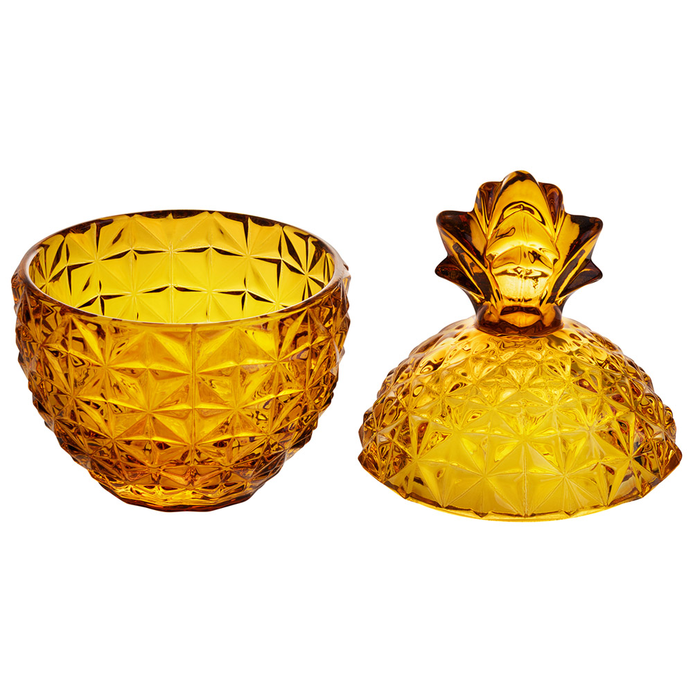 ЕМКОСТЬ ДЛЯ ХРАНЕНИЯ "PINEAPPLE" 9*9*14 СМ/200 МЛ