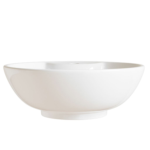 Раковина накладная на столешницу WAVE Koral 410*410*155 ш*г*в с отв под смеситель, белый, круг, 1/