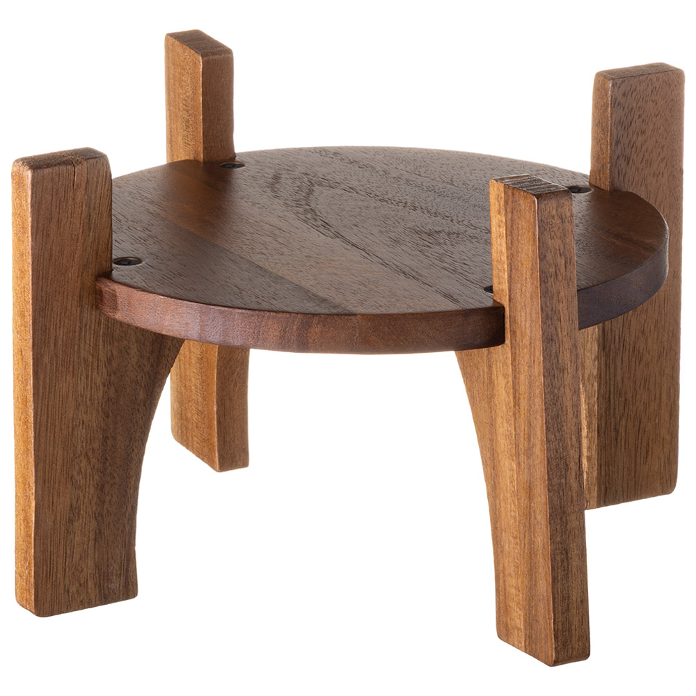 ДИСПЕНСЕР ДЛЯ НАПИТКОВ FLORA GREEN 3,5 Л НА ДЕРЕВЯННОЙ ПОДСТАВКЕ (АКАЦИЯ)