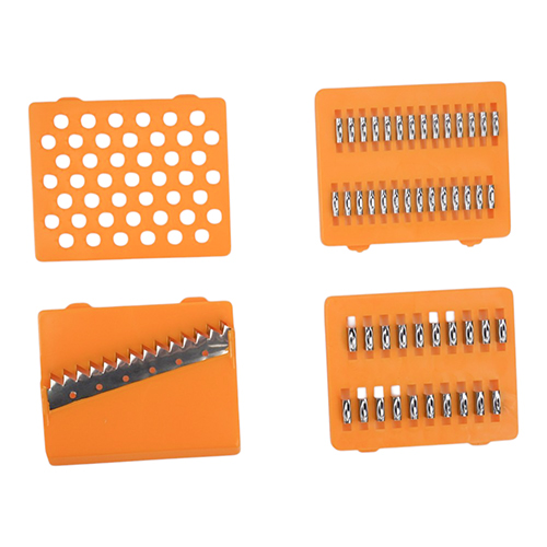 Овощерезка оранж, 5нож с нерж ножом, полистирол