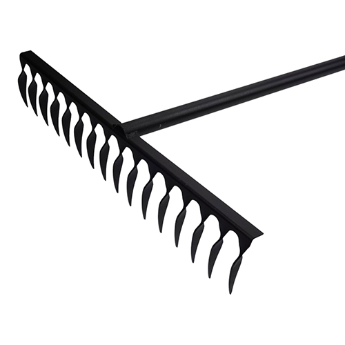 Грабли витые 16-ти зубые на металлическом черенке с прорезиненной ручкой, 1/5