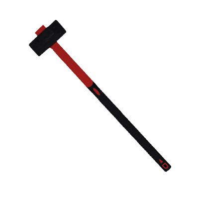 Кувалда 3кг с фиберглассовой обрезиненной ручкой SPARK LUX, 1/6