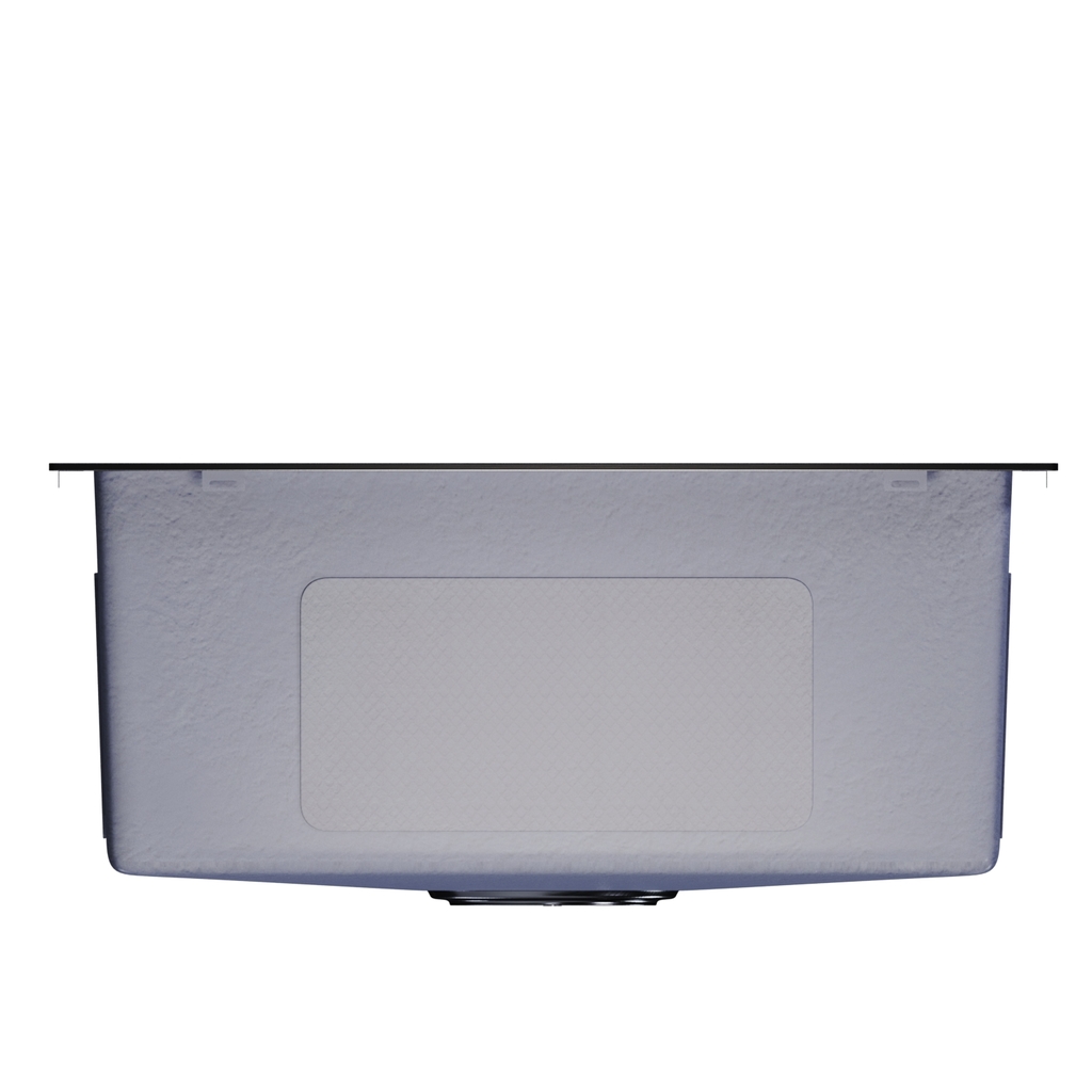 Мойка подст.монтаж 50х50, 3, 0 вып 3 1/2 MIXLINE PRO 20см с сифоном, черный графит