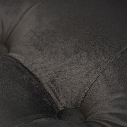 Банкетка, обувница, 2х90 Карета велюр светло-серый н. черные, 1/1