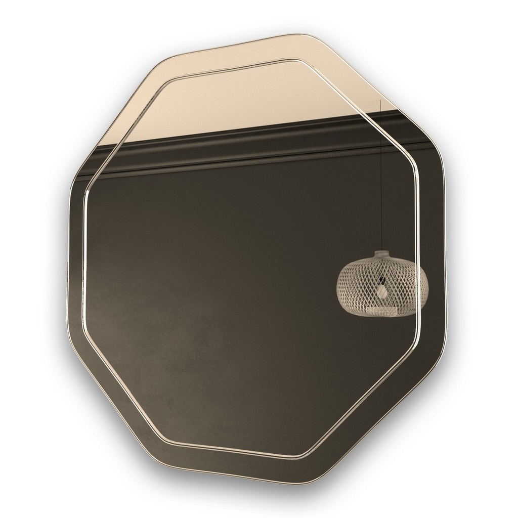 Зеркало MIXLINE, Герда, 600*600, ШВ гравировка