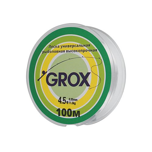 Леска GROX Strong Универсальная 0,35х100м, 11,3кг 1/500