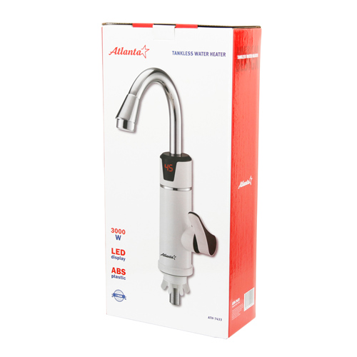 Кран мгновенного нагрева АТЛАНТА АТН-7433 белый, 1/10