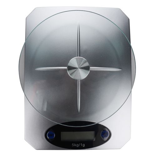 Весы кухонные электронные 5 кг ZD-9 хром стекло, 1/24
