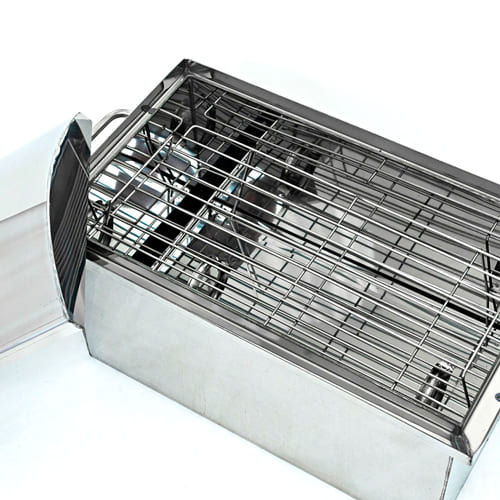 Коптильня средняя с гидрозатвором + термометр, Алковар