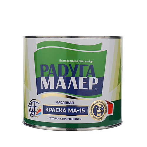 Краска МА-15 бирюзовая 1,9кг Радуга ГОСТ Таганрог, 3/6