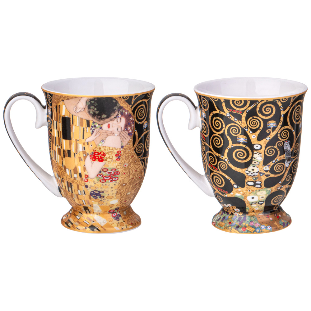 НАБОР КРУЖЕК LEFARD, ART COLLECTION,  Г. КЛИМТ 2 ШТ. 280 МЛ, КОР=12НАБ.