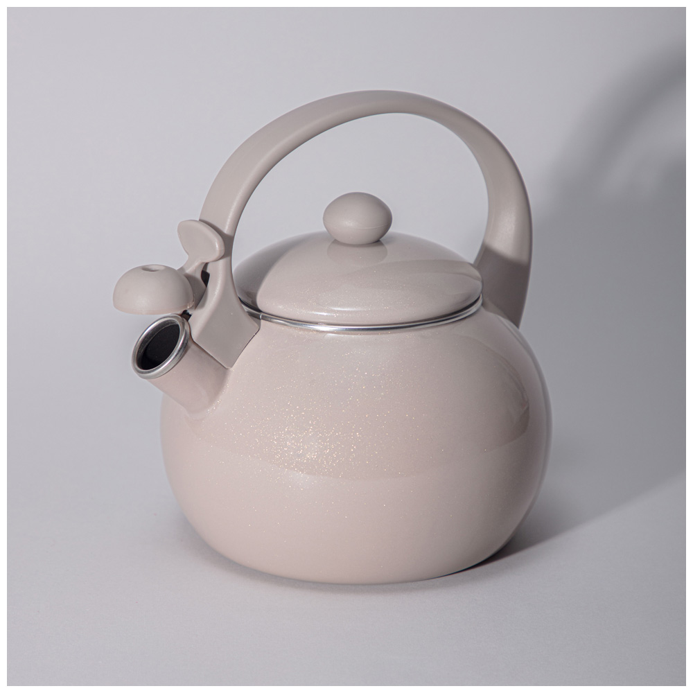 ЧАЙНИК AGNESS ЭМАЛИРОВАННЫЙ СО СВИСТКОМ СЕРИЯ, CHARM,  2, 2Л