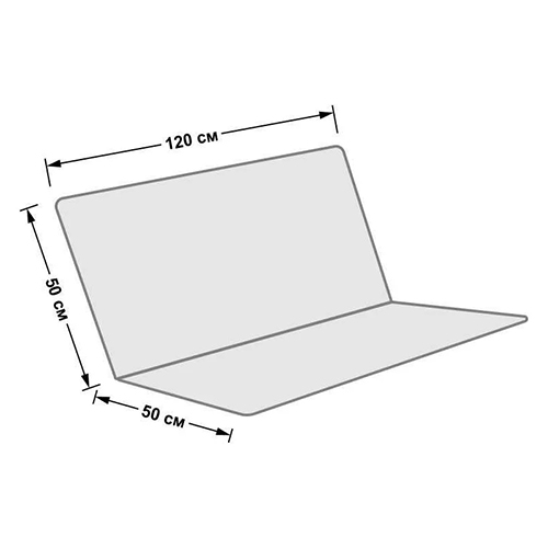 Сиденье для садовых качелей усиленное тканевое 120х50/50 см, оксфорд 600, синий, Tplus, 1/1