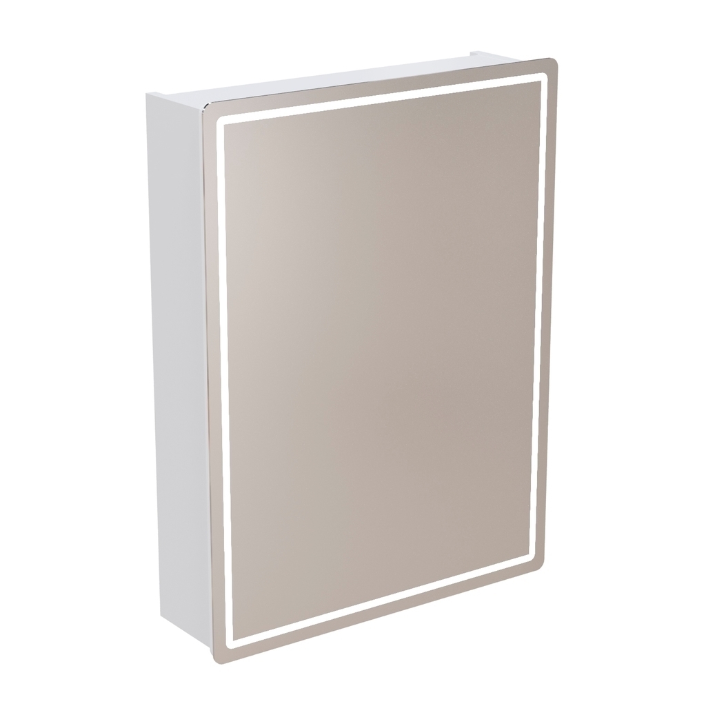 Зеркальный шкаф, ВЕКТОР, 600*800, ШВ универсальный, бесконтактный сенсор, светодиодная подсветка