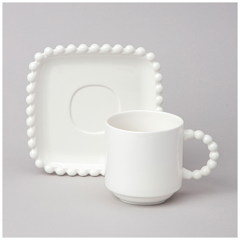 ЧАЙНАЯ ПАРА LEFARD, PEARL, 7, 5*10, 5*8 СМ 220 МЛ, КОР=48ШТ.