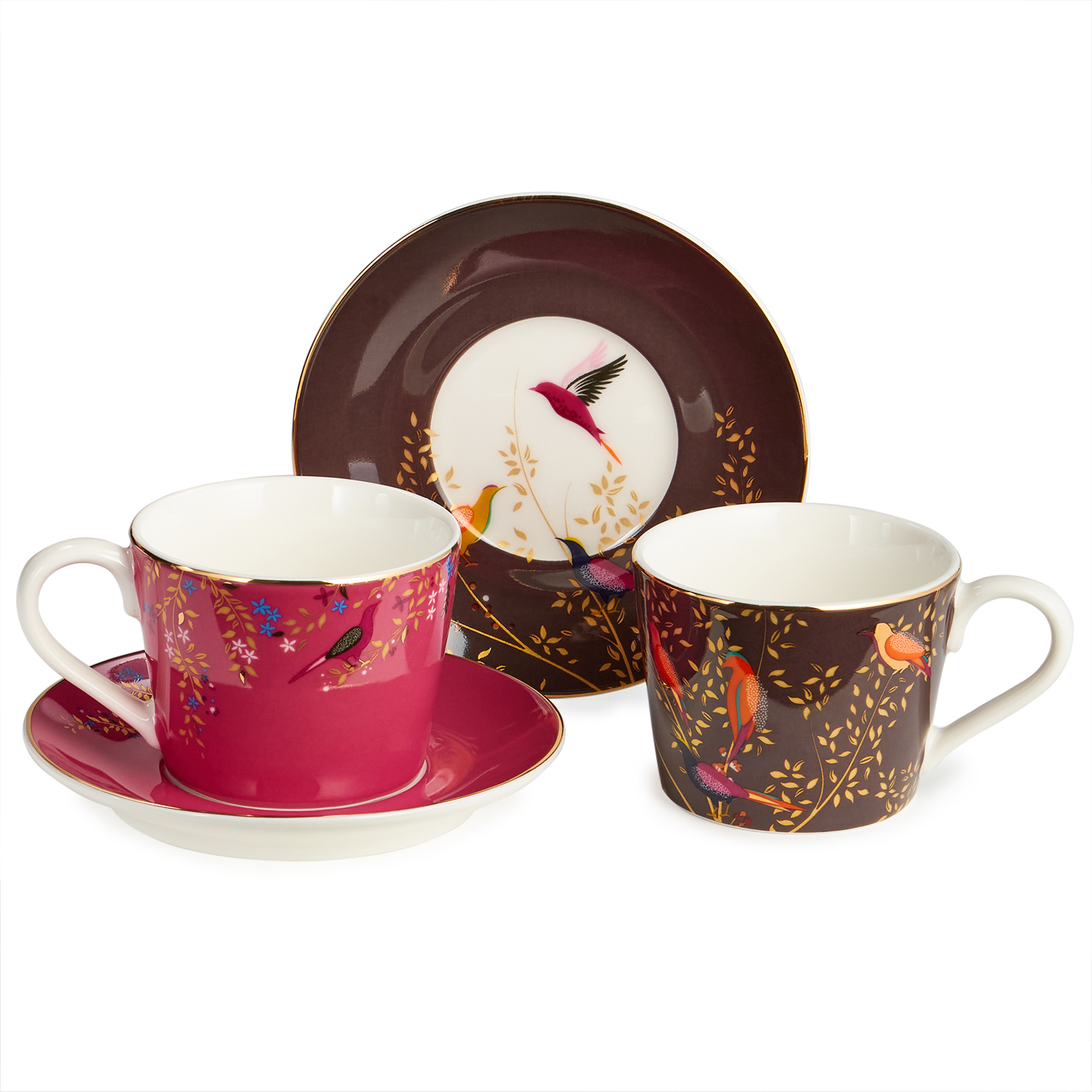 КОФЕЙНЫЙ НАБОР LEFARD, GOLDEN BIRDS, НА 2 ПЕР. 4 ПР. 120 МЛ, КОР=12НАБ.