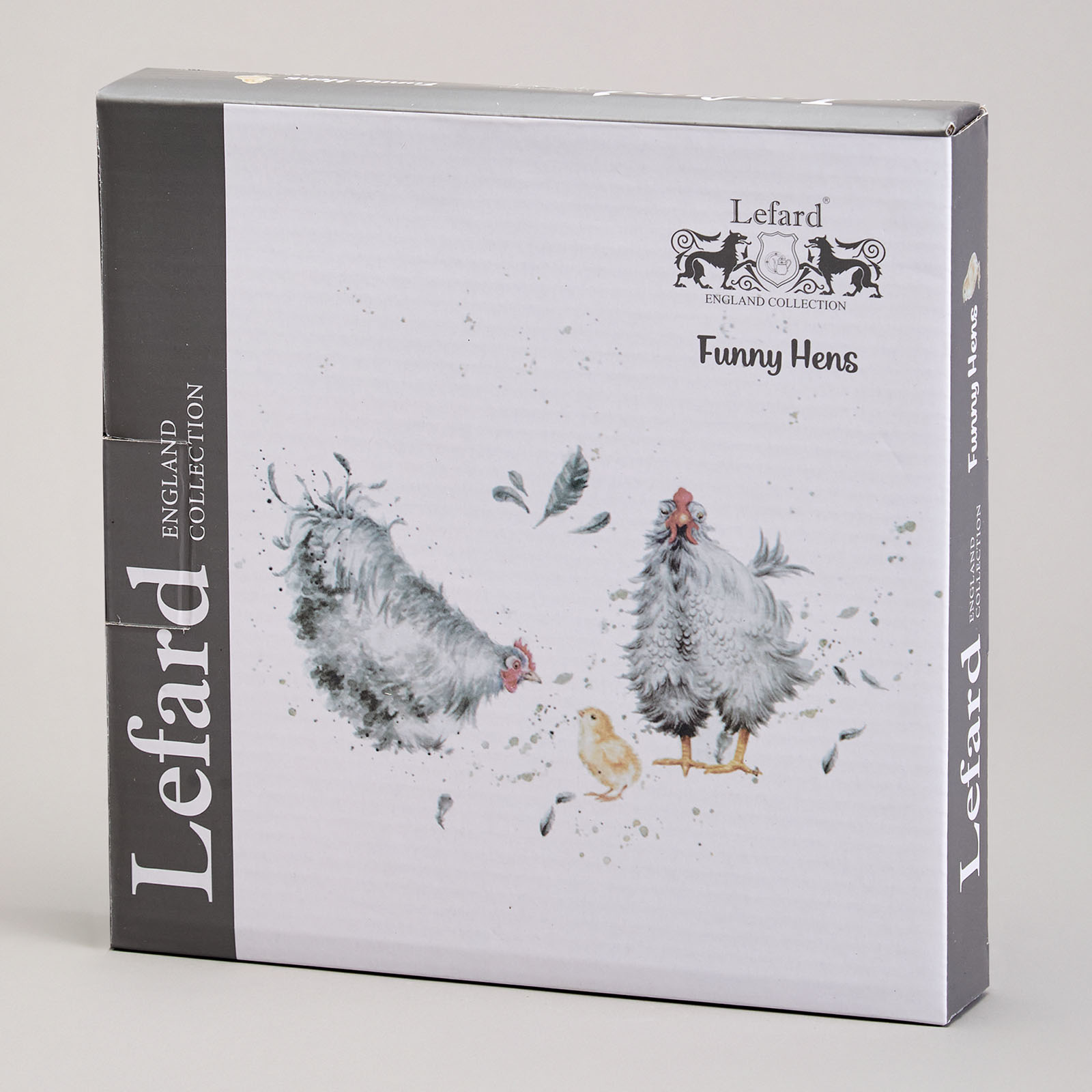 БЛЮДО НА 6 ЯИЦ LEFARD, FUNNY HENS, 18*18*2, 5 СМ, КОР=36ШТ.