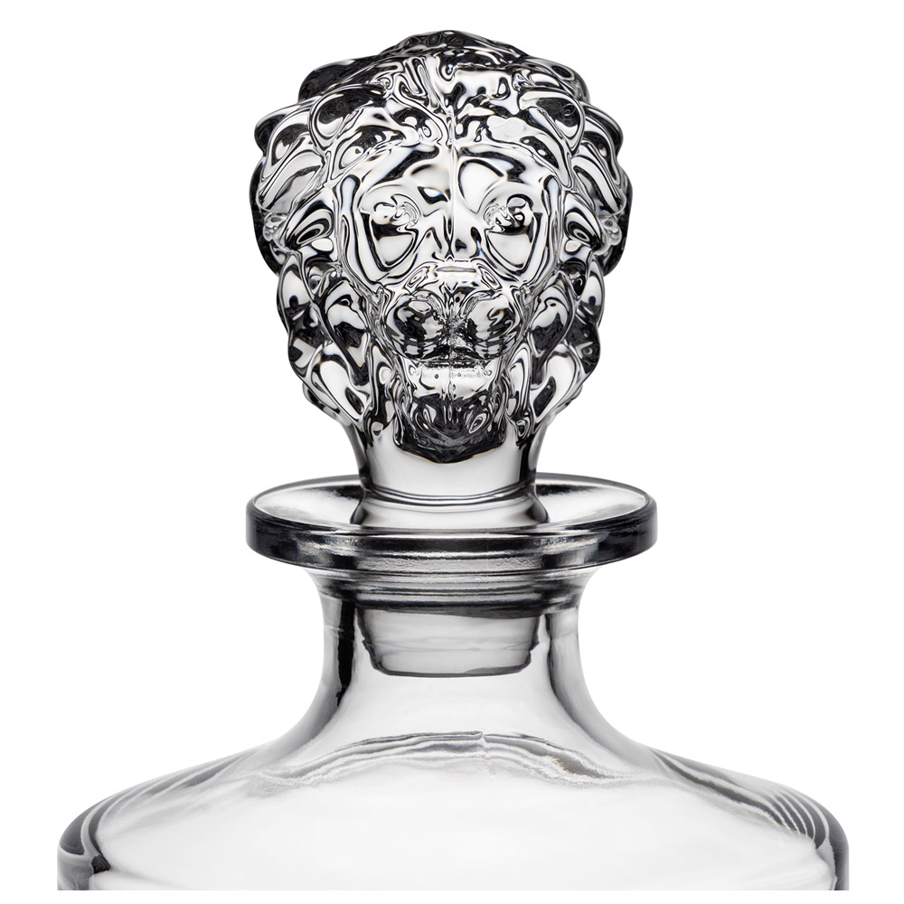 НАБОР ДЛЯ ВИСКИ, LION, : ШТОФ + ДВА СТАКАНА, 850 МЛ/310 МЛ