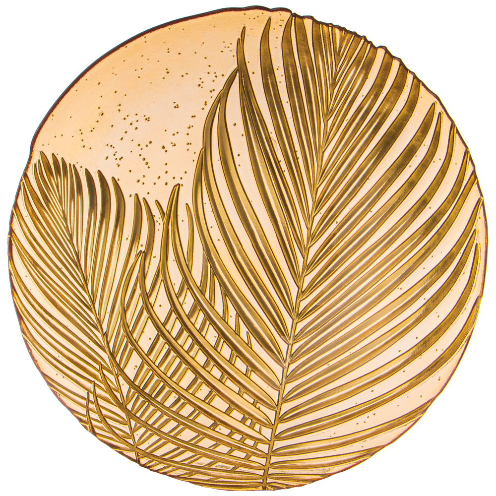 БЛЮДО ГЛУБОКОЕ, BOHEMIA, AMBER 33СМ