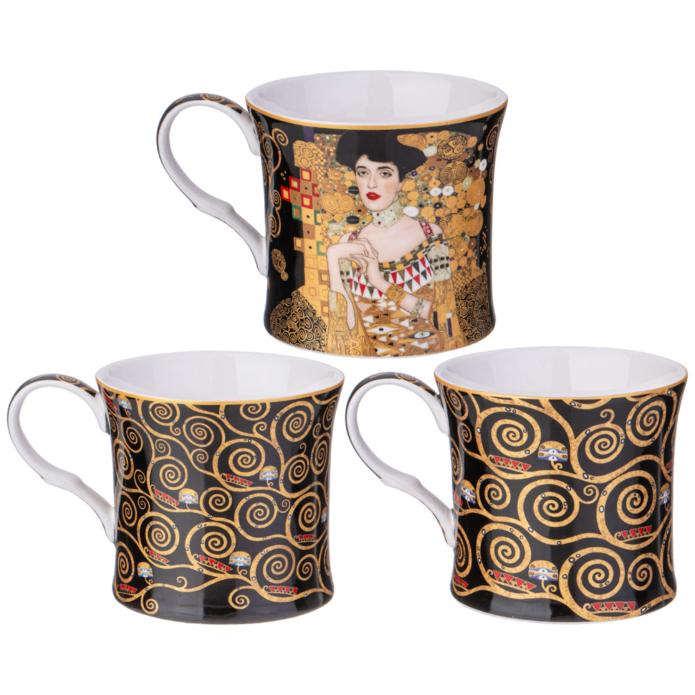 НАБОР КРУЖЕК LEFARD, ART COLLECTION,  Г. КЛИМТ 3 ШТ. 280 МЛ, КОР=18НАБ.