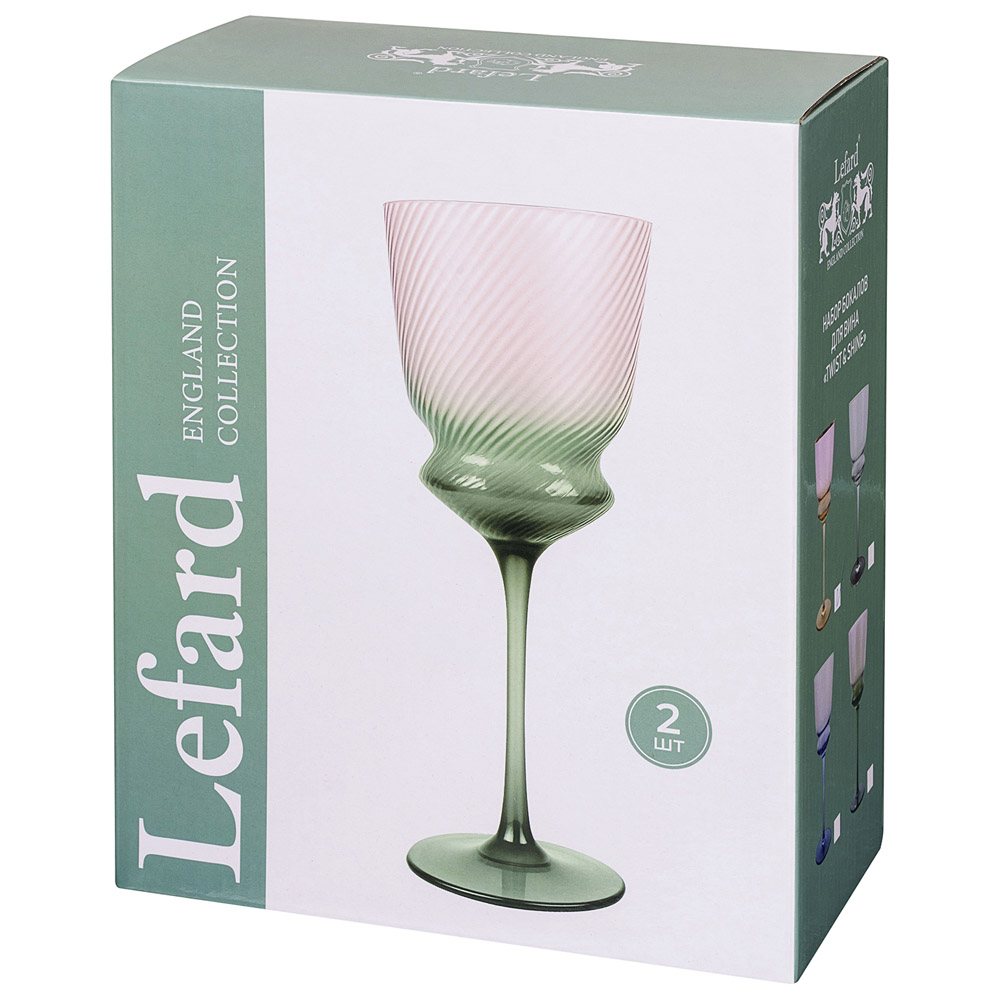 НАБОР БОКАЛОВ ДЛЯ ВИНА, TWIST & SHINE, PURPLE, 2 ШТ/380 МЛ