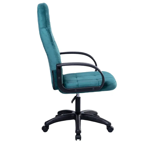 Кресло офисное, компьютерное TRON V1 велюр Flora standard, изумруд