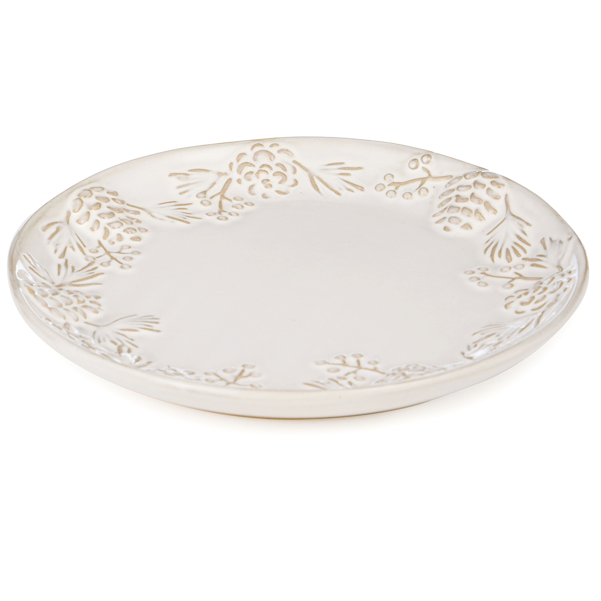 НАБОР ТАРЕЛКОК ЗАКУСОЧНЫХ КОЛЛЕКЦИЯ, PINE CONES,  2 ШТ. / 20, 7*2, 5 СМ