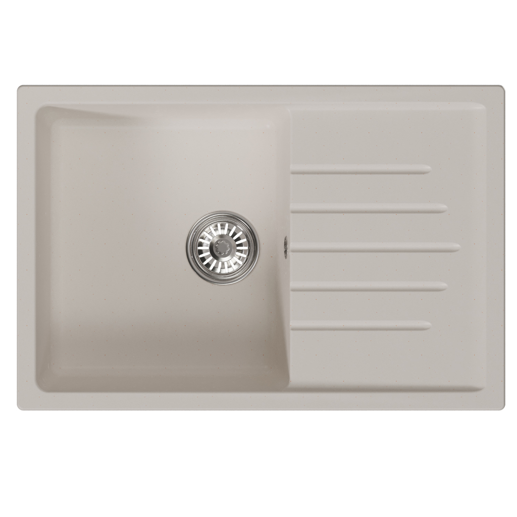 Мойка ML-GM19 с крылом, белая, 331, 750*500*200мм NEW