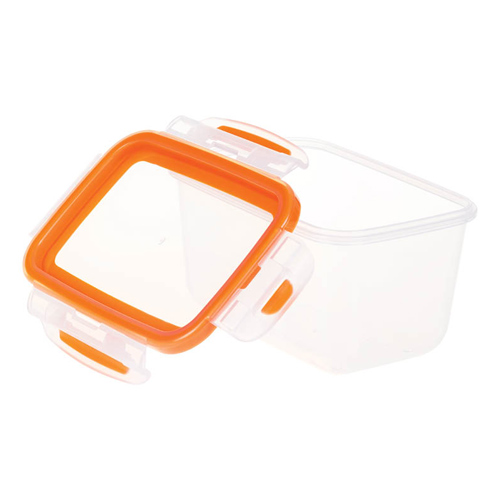 Ёмкость для продуктов 0.7 л IDEA РИЧ М 1386, герметичная, оранжевая