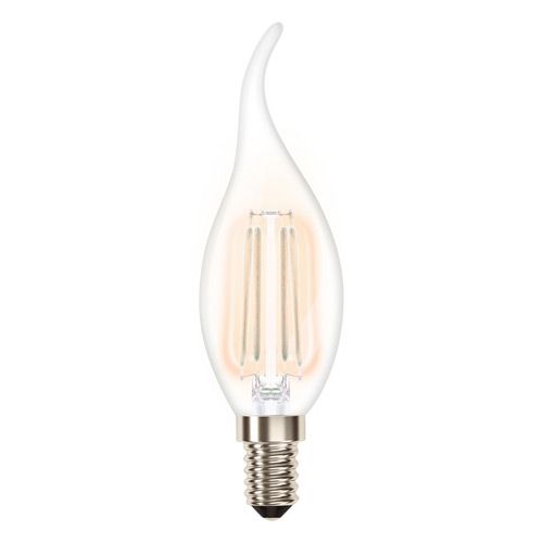 Лампа светодиодная LED свеча на ветру FIL Smartbuy-C37-12Вт/6500К/E14, SBL-C37FCan-12-65K-E14