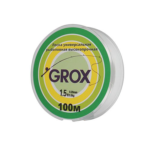 Леска GROX Strong Универсальная 0,20х100м, 5,5кг 1/500