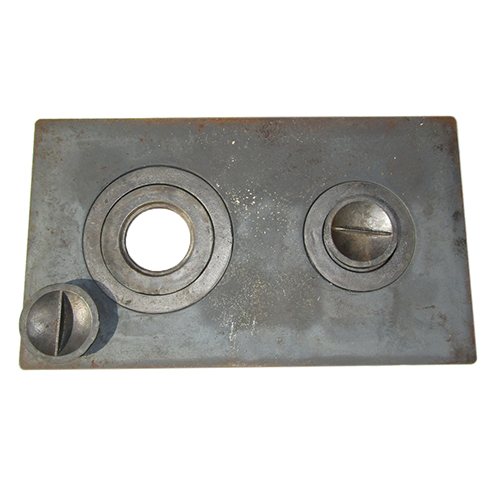 Печное литье плита 2 конфорки П-2-3, 710х410, большая, Балезино, 1/2