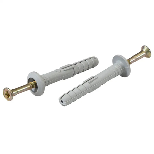 Дюбель+шуруп 6*40, 200шт. в уп, Грибовидный бортик ТехКреп, 1/18