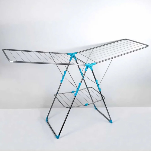 Сушилка для белья двухуровневая цвет серебро 21м СБ8 НИКА, 1/2