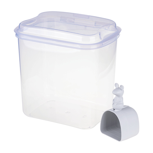 Контейнер для муки 5л Прозрачный, 1/10