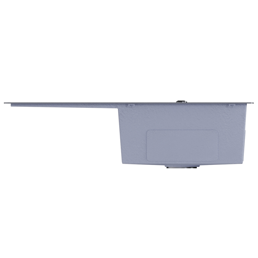 Мойка настол.монтаж 78х50, 3, 0 прав. вып 3 1/2 MIXLINE PRO 20см с сифоном, черный графит