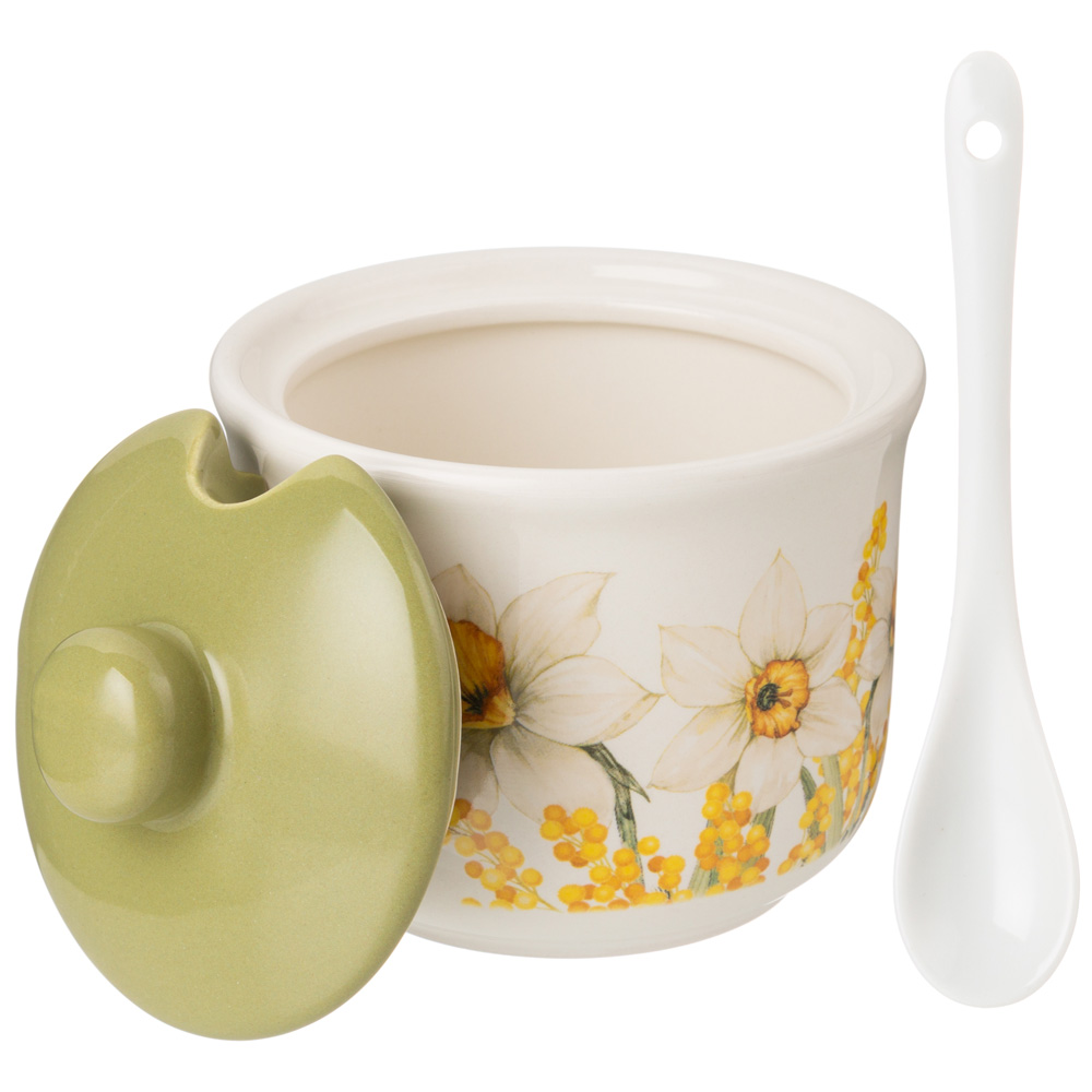 САХАРНИЦА С ЛОЖКОЙ AGNESS, SUNDAY, 10*9, 5 СМ 300 МЛ, КОР=36ШТ.