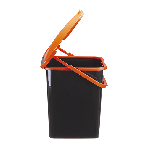 Контейнер для мусора 18 л IDEA ПУРО М 2475, оранжевый