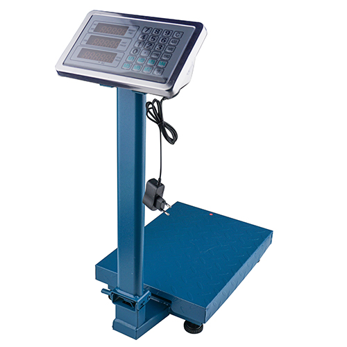Весы 150кг напольные электронные торговые со стойкой, стойка перфориров, заводская упаковка не предусмотрена, 1/2