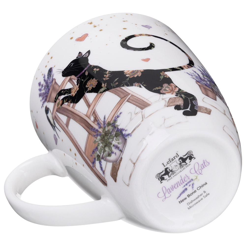 КРУЖКА LEFARD, ЛАВАНДОВЫЕ КОТЫ, 430 МЛ, КОР=24ШТ.