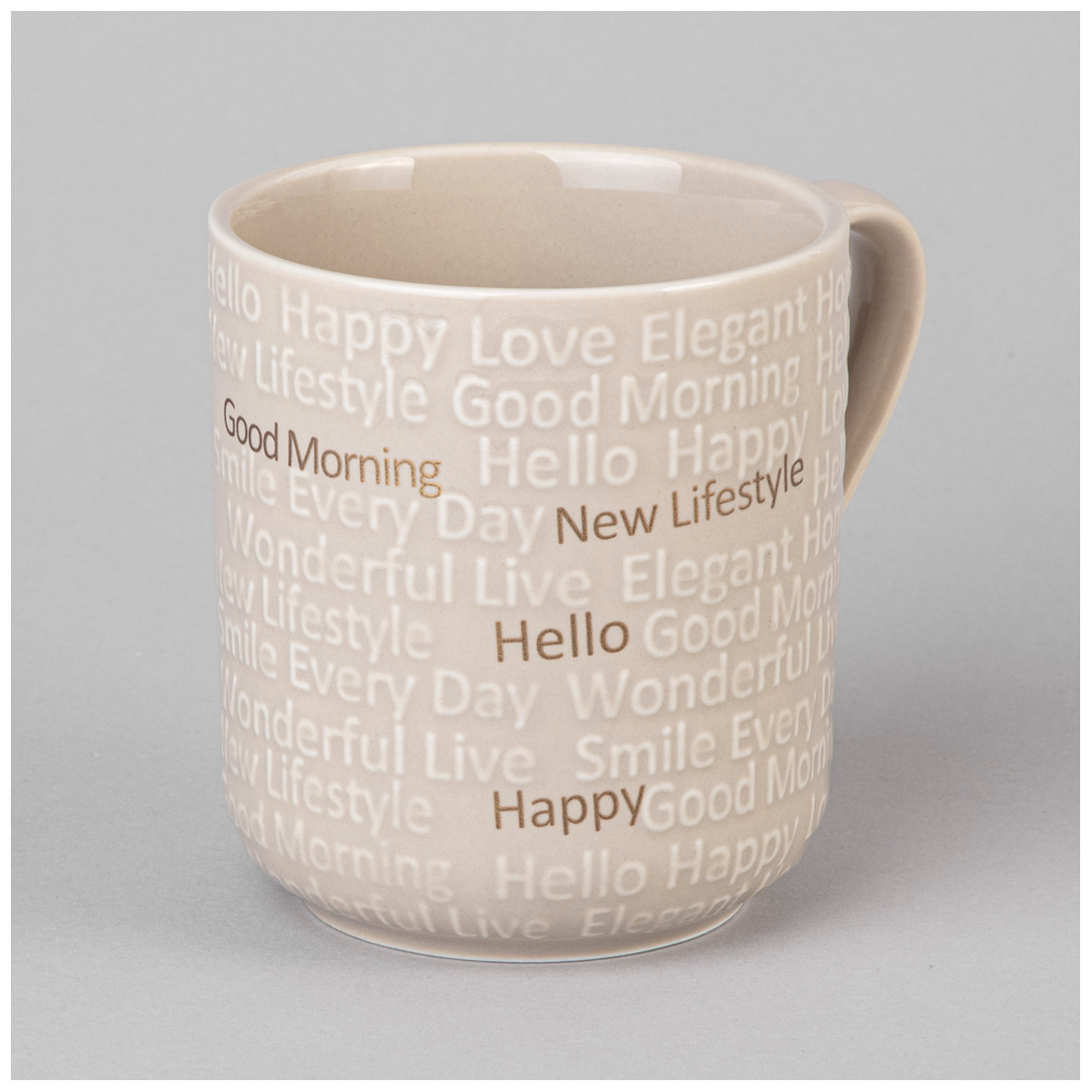 НАБОР КРУЖЕК LEFARD, GOOD MORNING, НА МЕТАЛЛ. ПОДСТАВКЕ 4 ШТ. 330 МЛ МИКС ЦВЕТОВ, КОР=4НАБ.