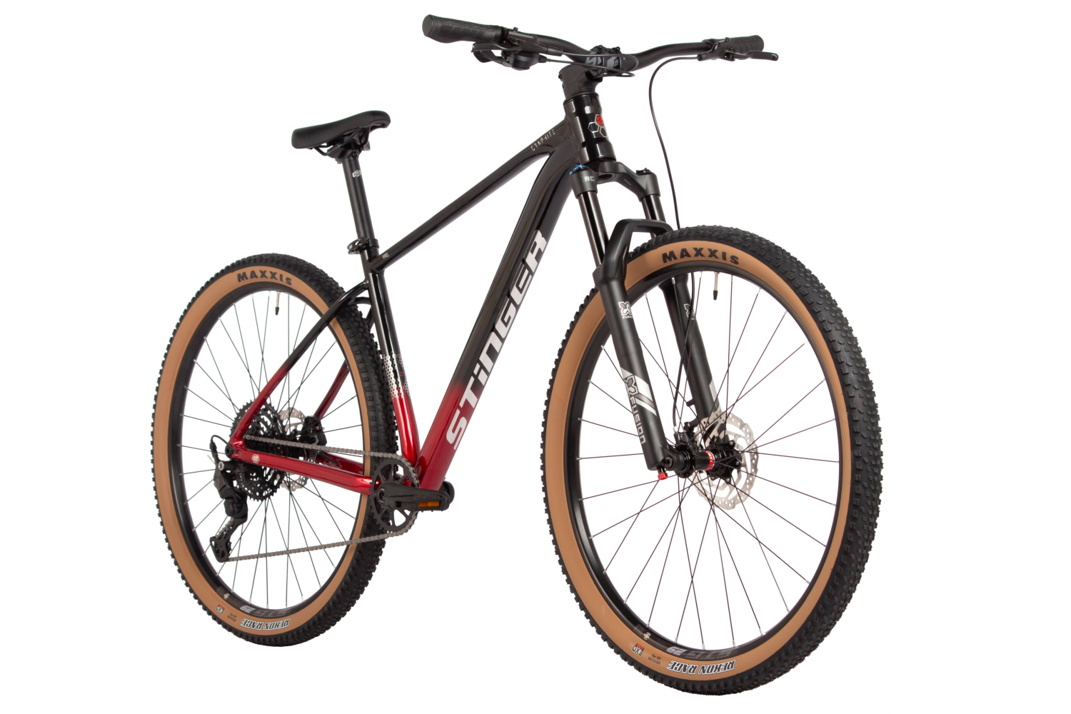 Велосипед STINGER 27.5" GRAPHITE PRO черный, алюминий, размер SM