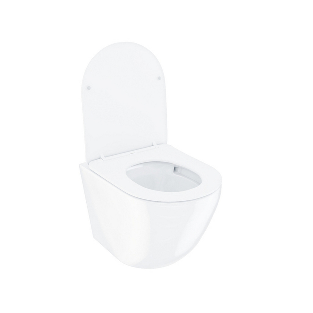 Унитаз подвесной безободковый IDDIS BLQNDSEI25, Blanco Q, ТОРНАДО смыв, сиденье дюропласт, микролифт