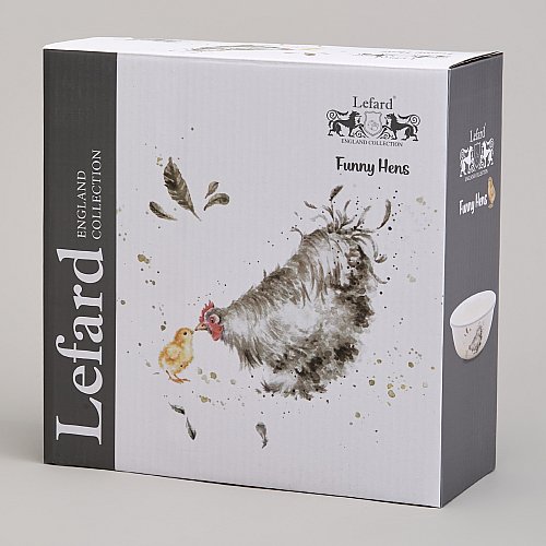 САЛАТНИК LEFARD, FUNNY HENS, 21, 5*7, 5 СМ 1200 МЛ, КОР=8ШТ.