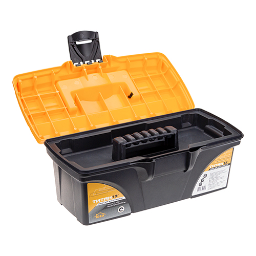 Ящик для инструмента 13 ТИТАН 13 черный с желтым, 1/12