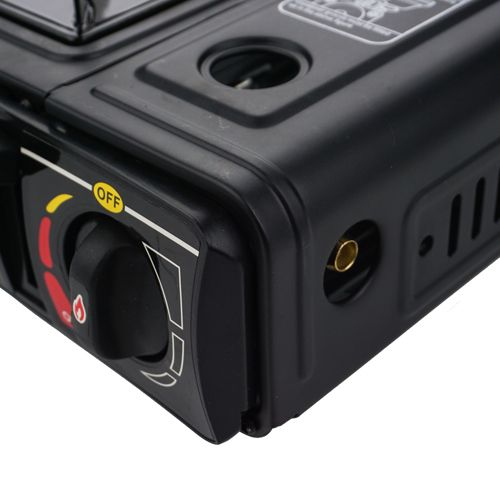 Плитка газовая с переходником, с пьезоподжигом, в кейсе, 34*26*8 см, 1/6